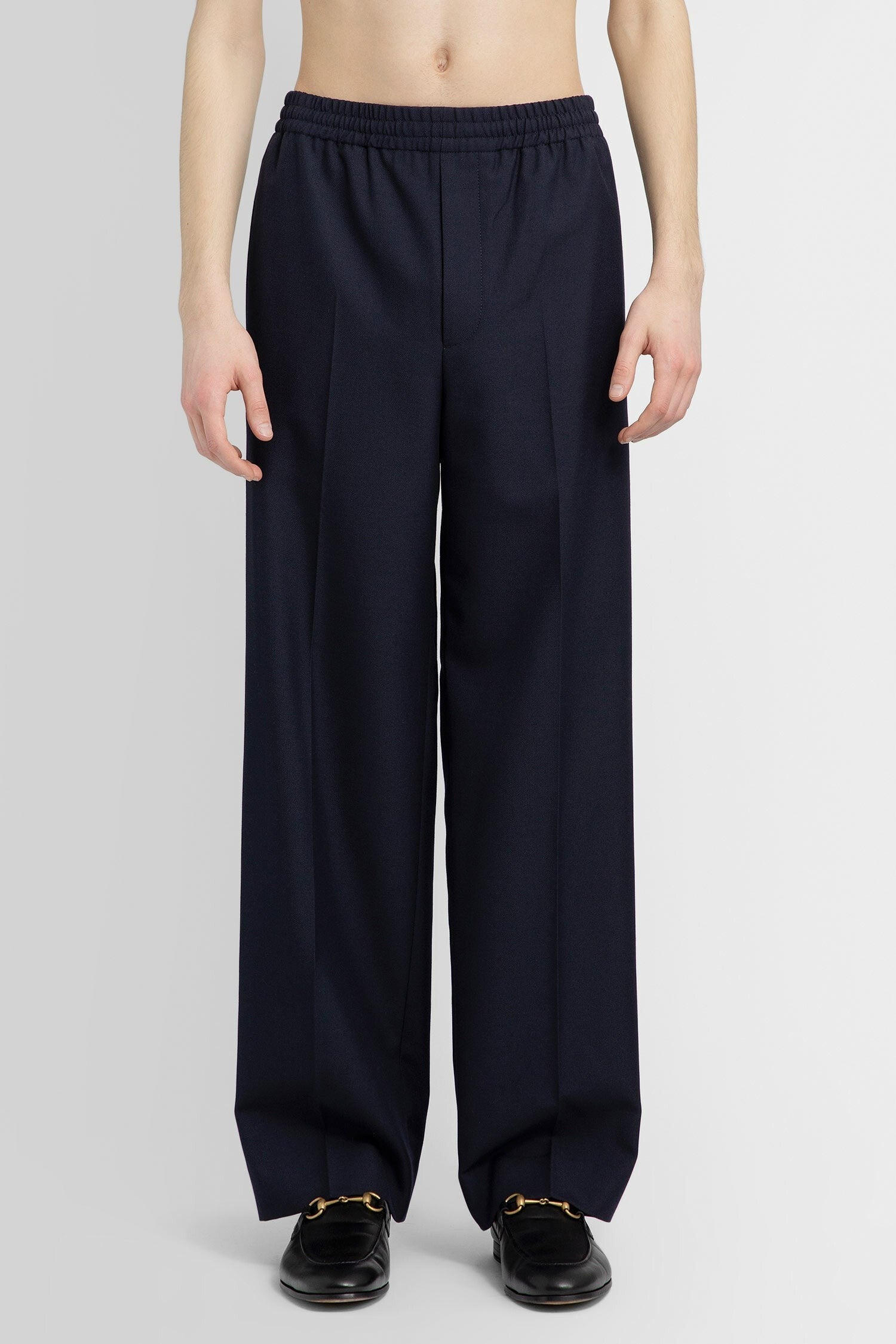 Wool Twill Track Trousers