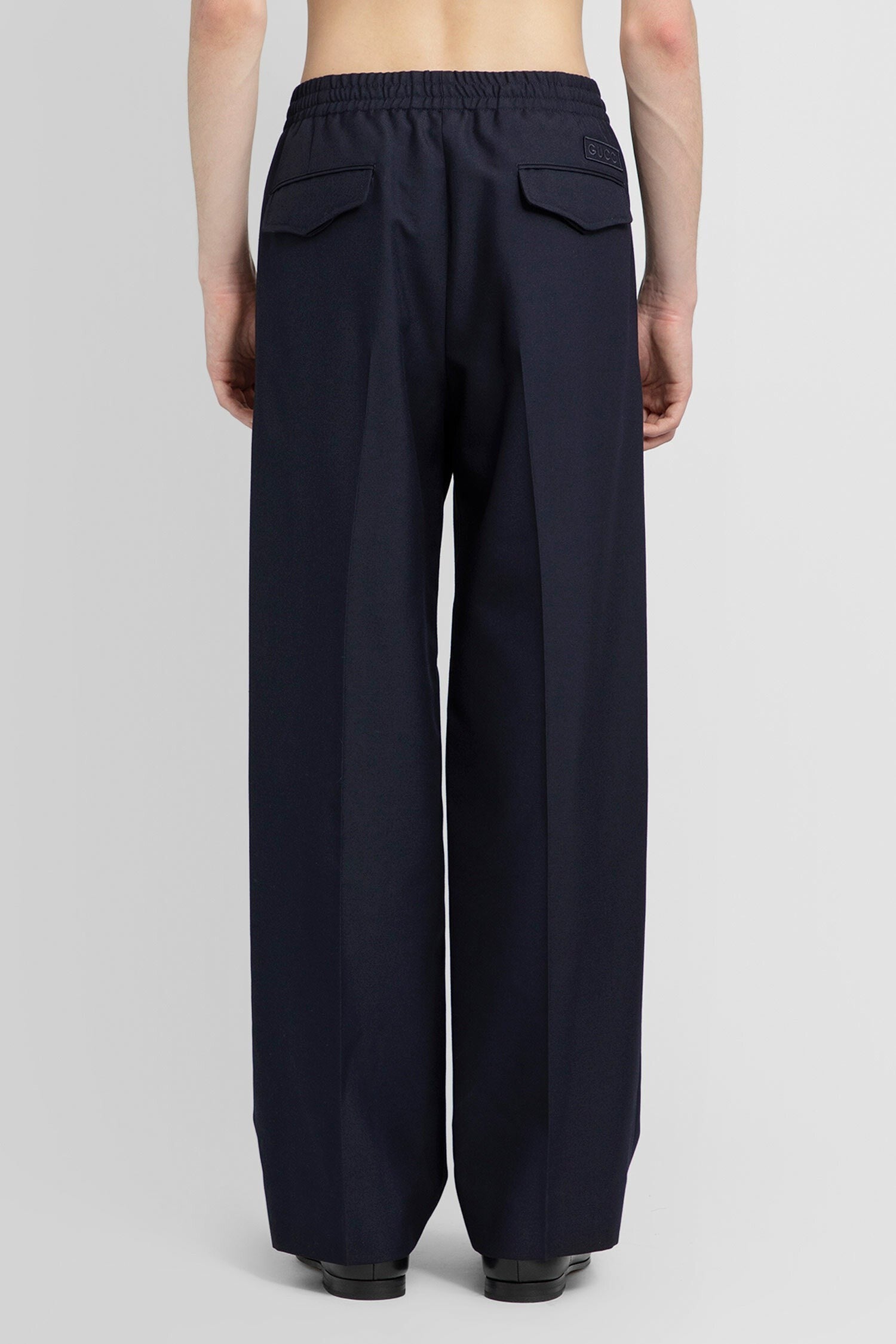 Wool Twill Track Trousers