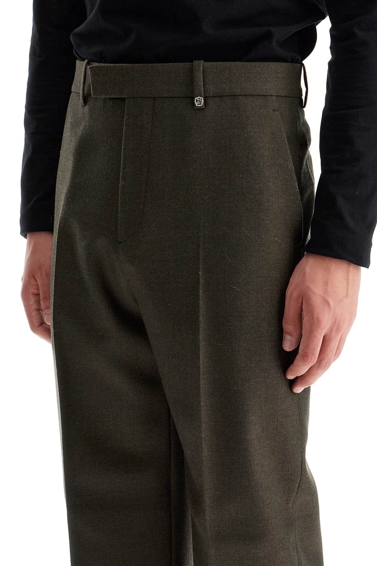 wool twill trousers in eight