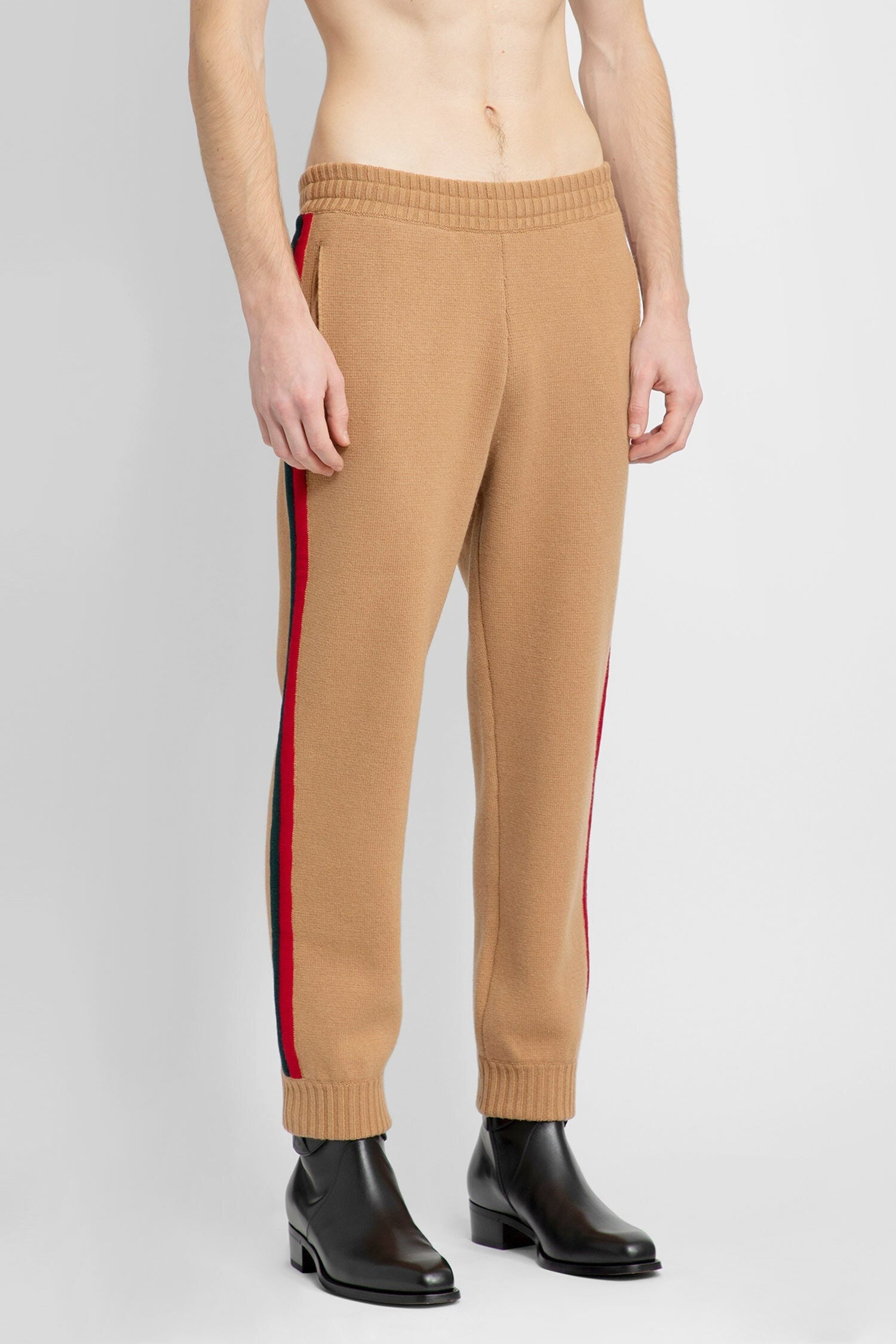 wool web track pants