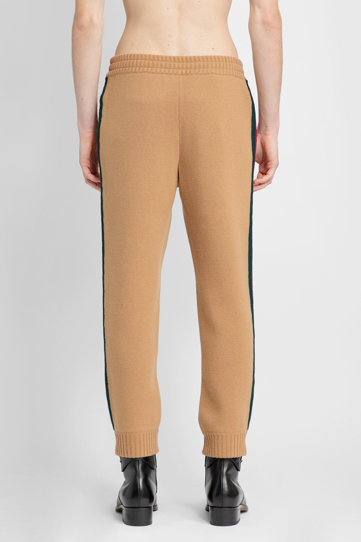 wool web track pants