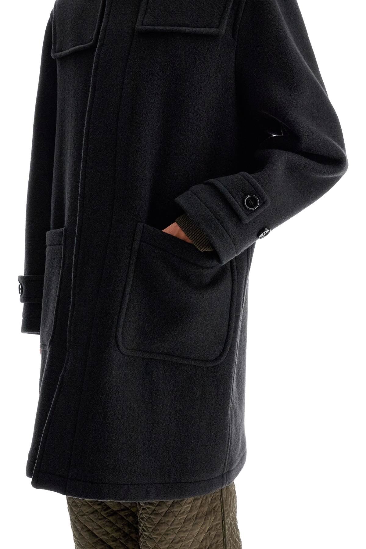 woolen montgomery coat