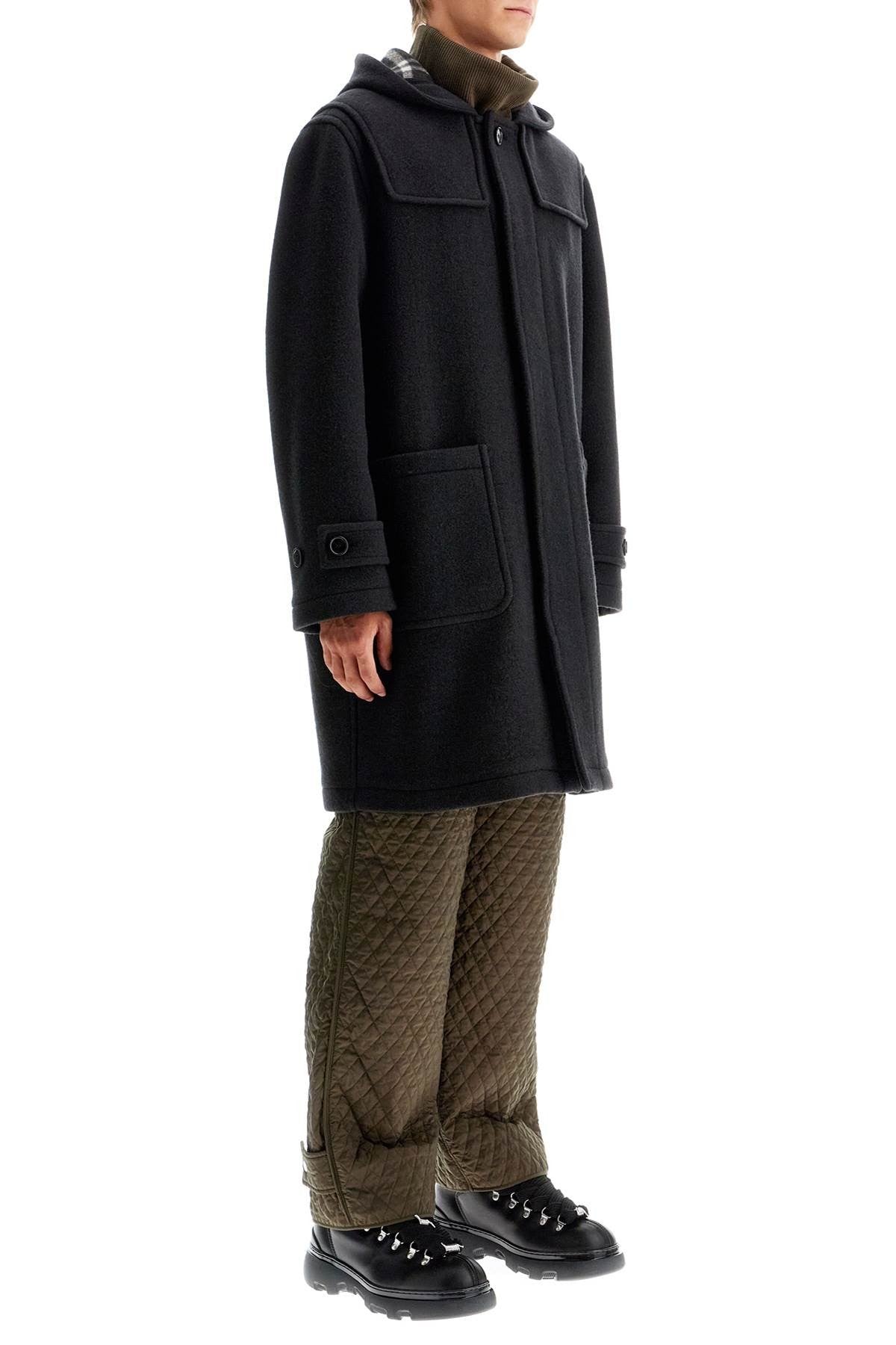 woolen montgomery coat