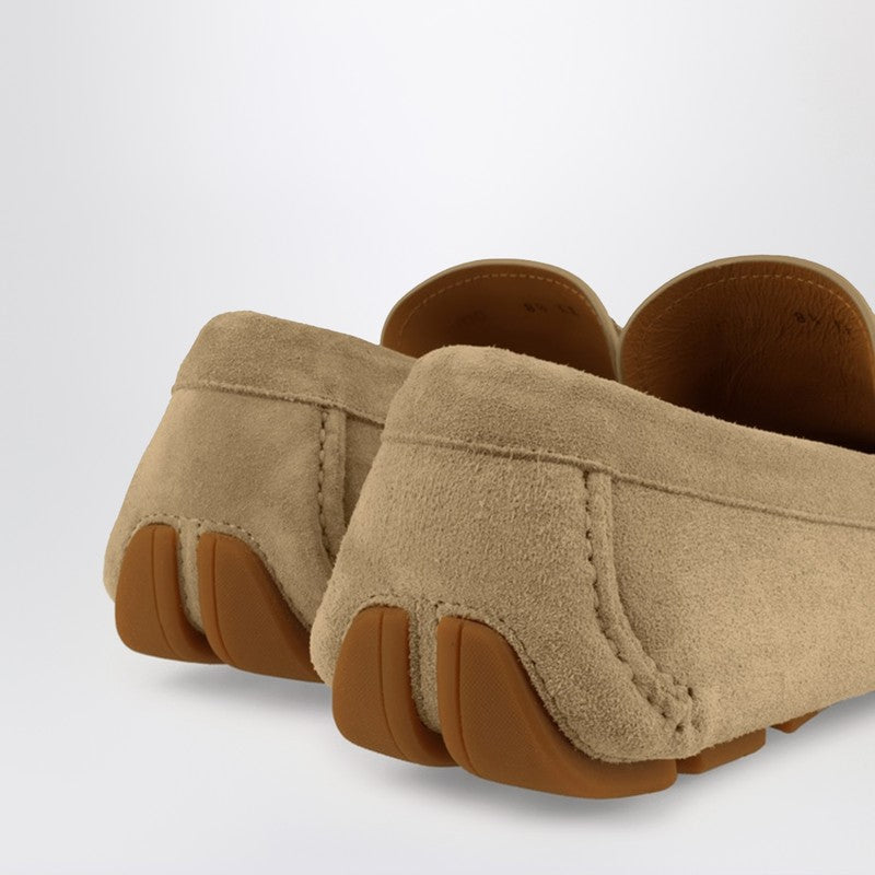 Ferragamo Safari-colored Gancini Driver loafer
