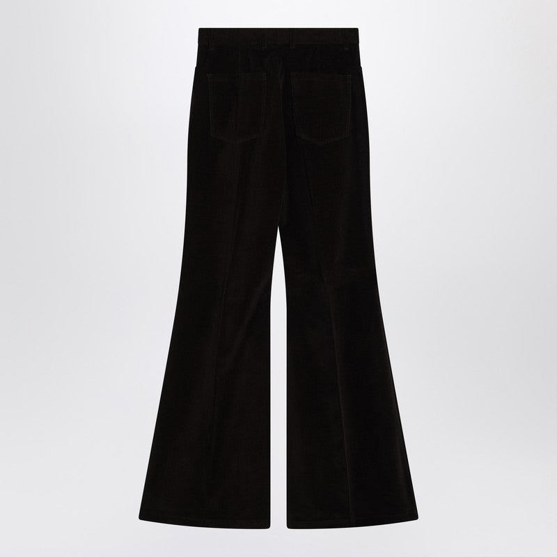 Ferragamo Espresso flared pants