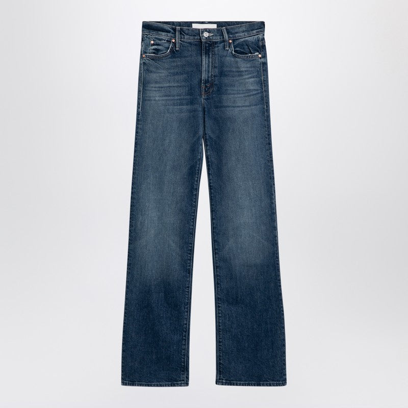 Mother Washed blue jeans The Kick It