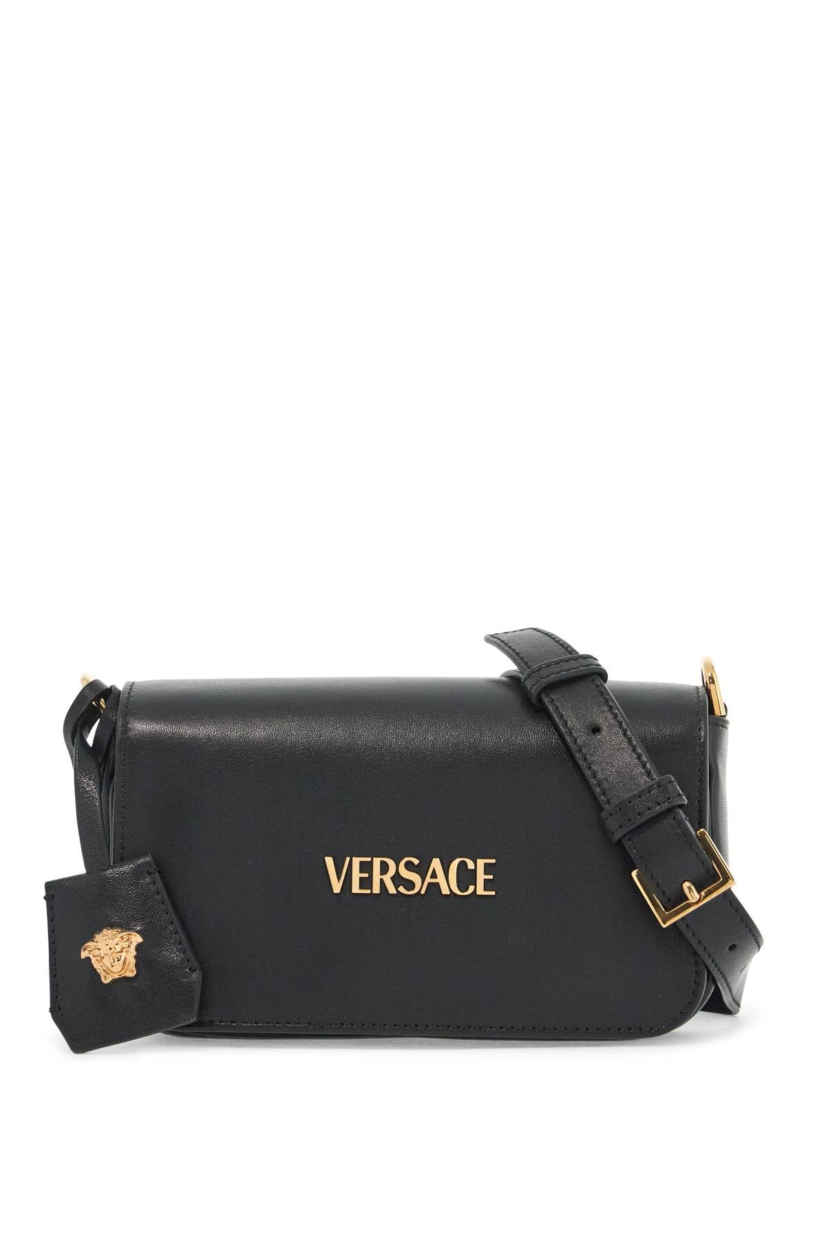 mini versace nappa leather tag hand