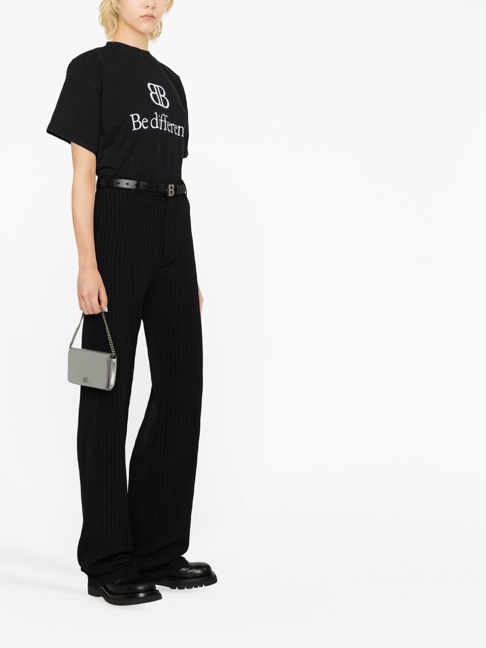 Balenciaga pinstripe straight-leg trousers