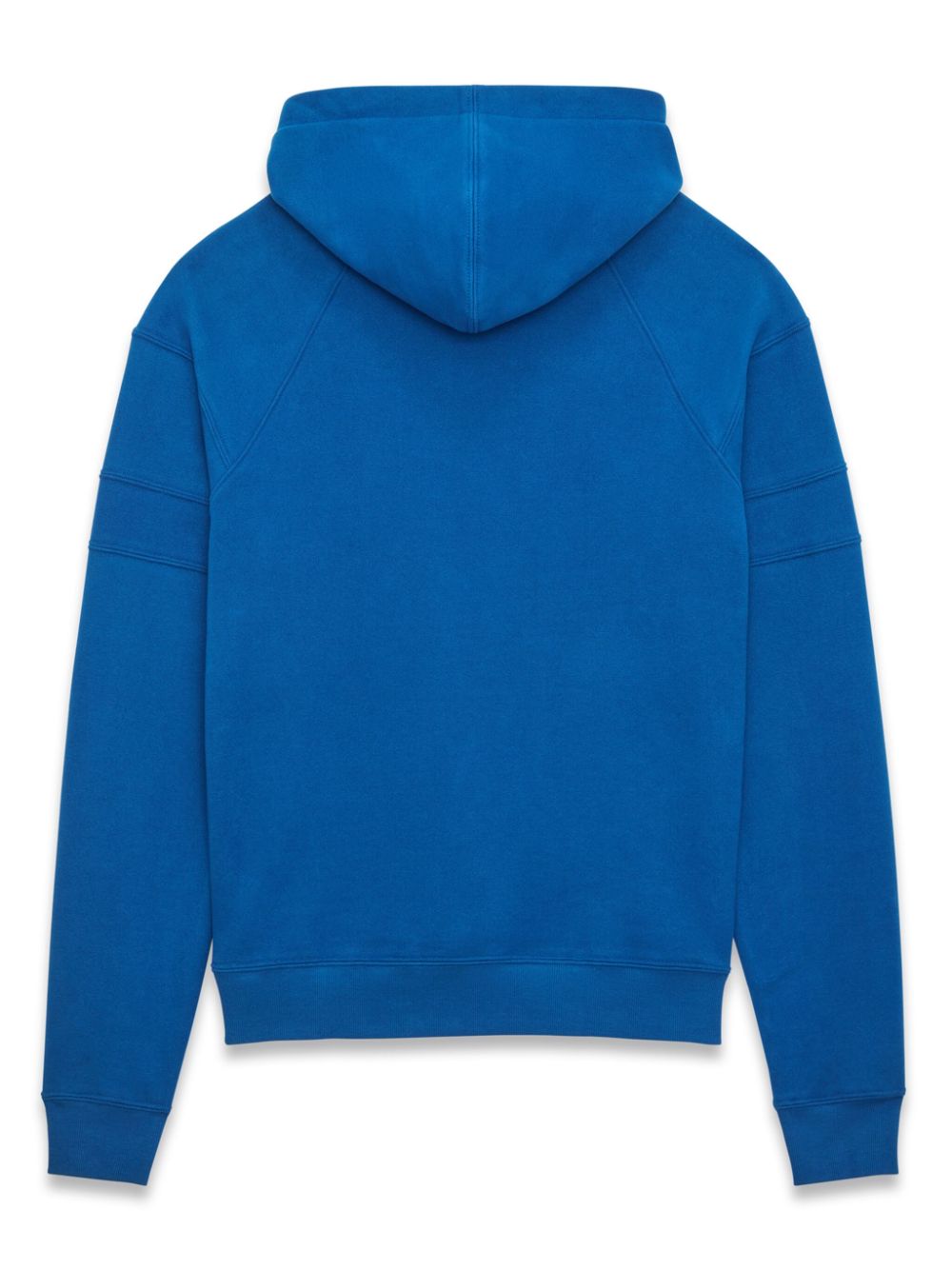 Saint Laurent logo-embroidered cotton hoodie