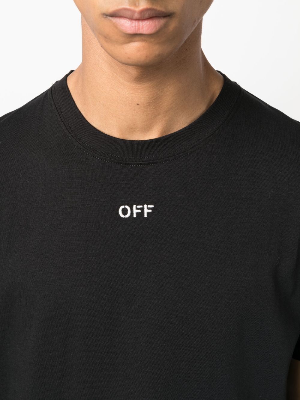 Off White Logo cotton t-shirt