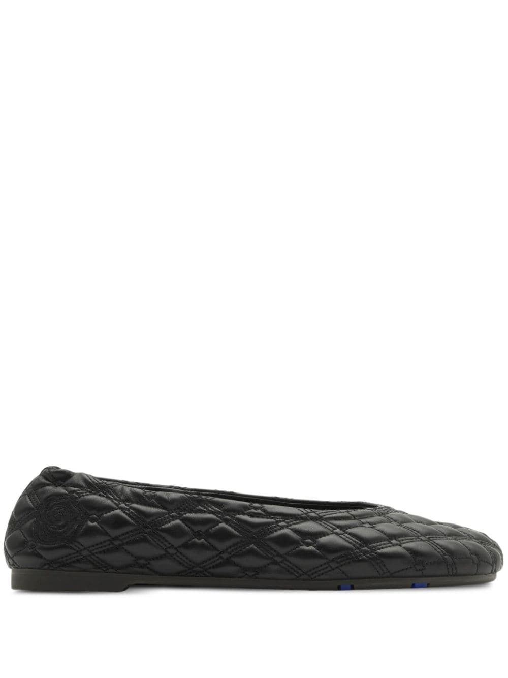 Burberry leather sadler ballerinas