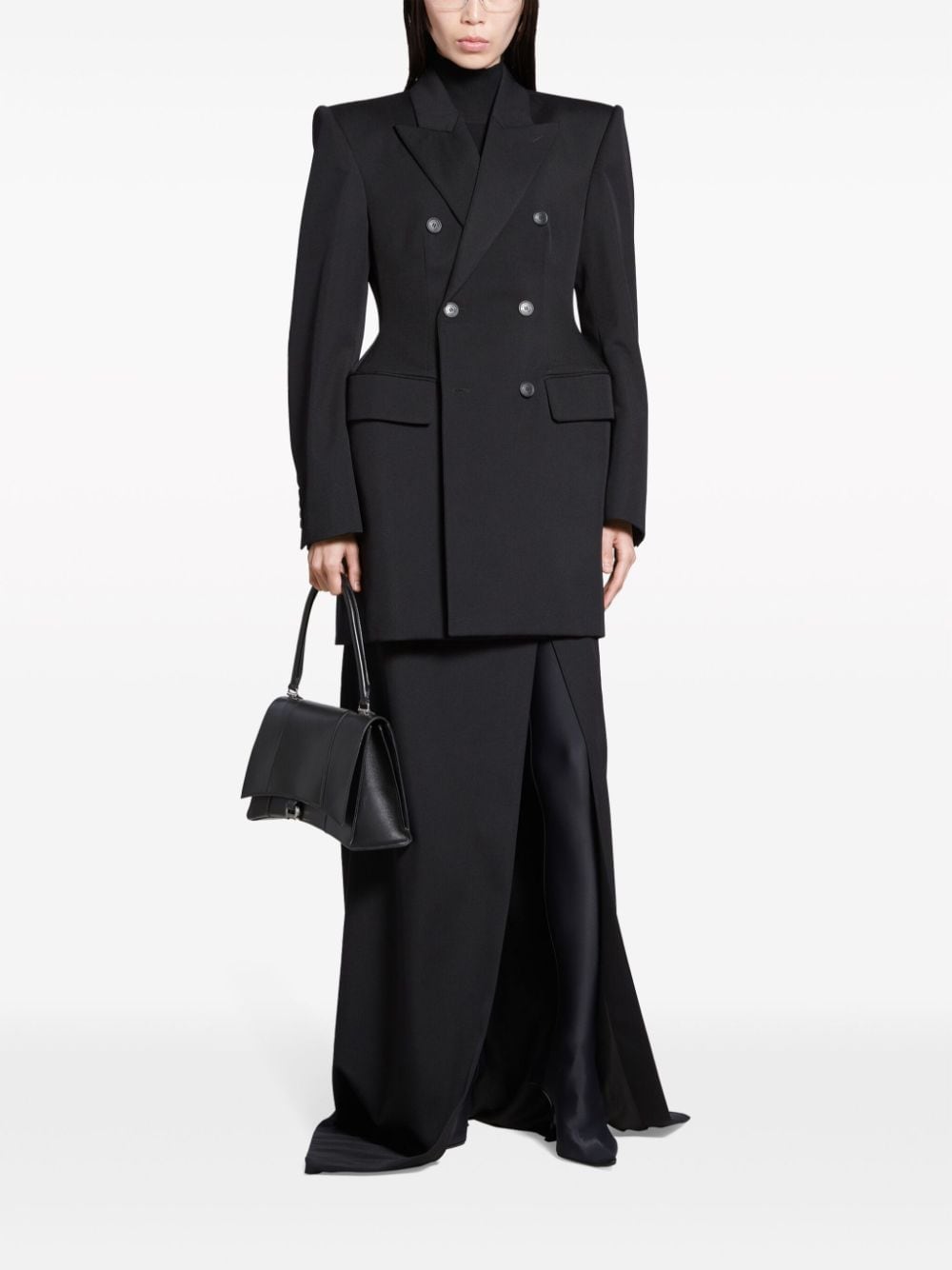 Balenciaga Hourglass Virgin Wool Double-breasted Blazer