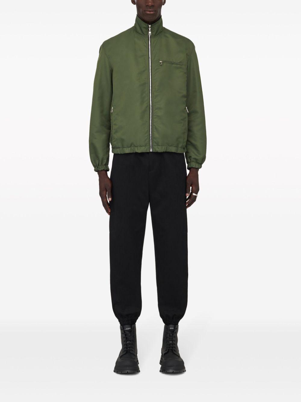 Alexander McQueen Reversible Graffiti Bomber Jacket