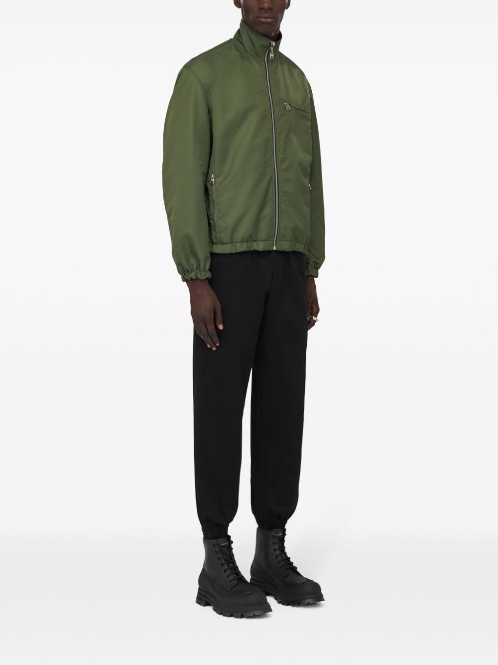 Alexander McQueen Reversible Graffiti Bomber Jacket