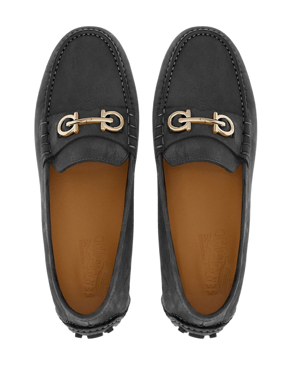 Ferragamo Double Gancini Moccasins