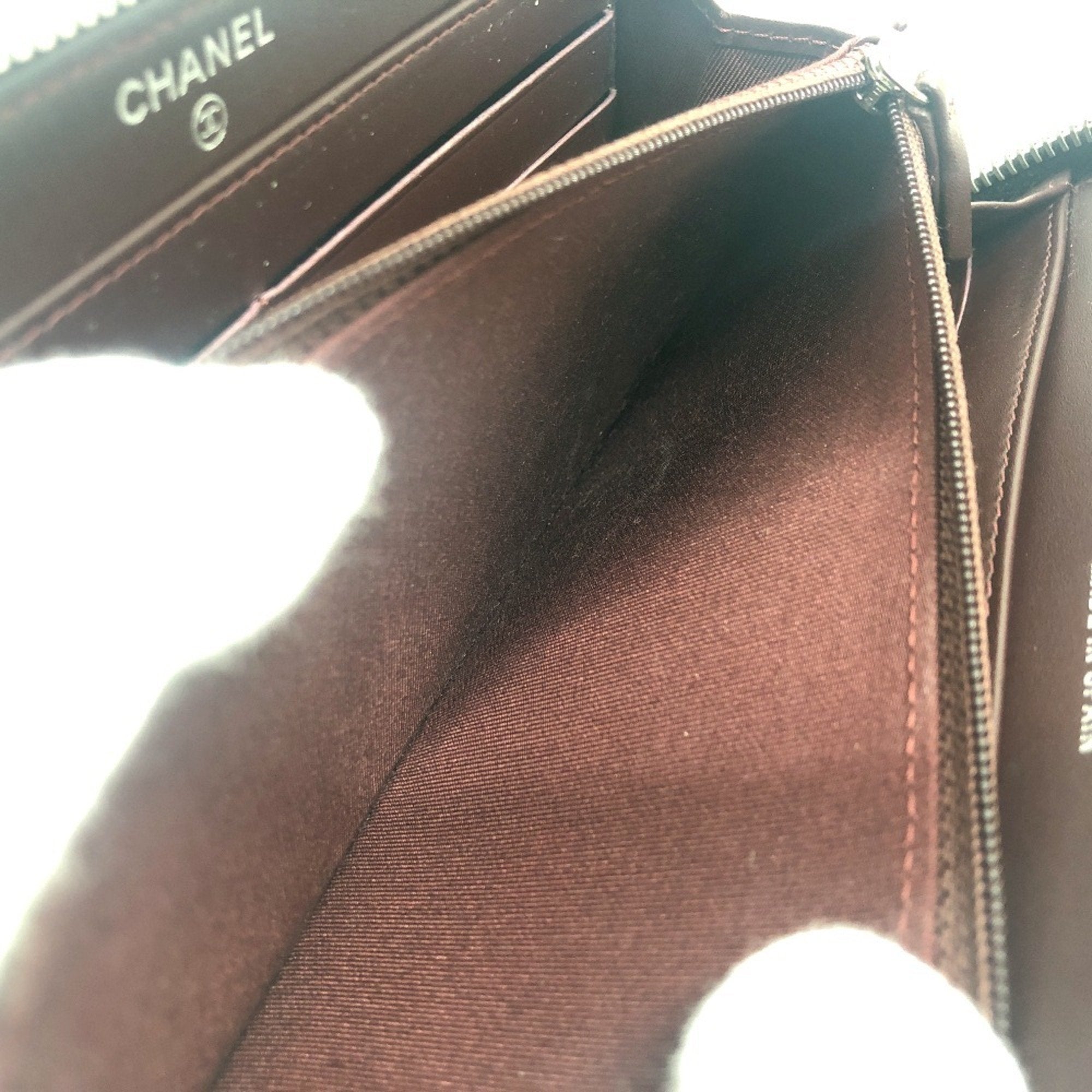Chanel Zip around wallet