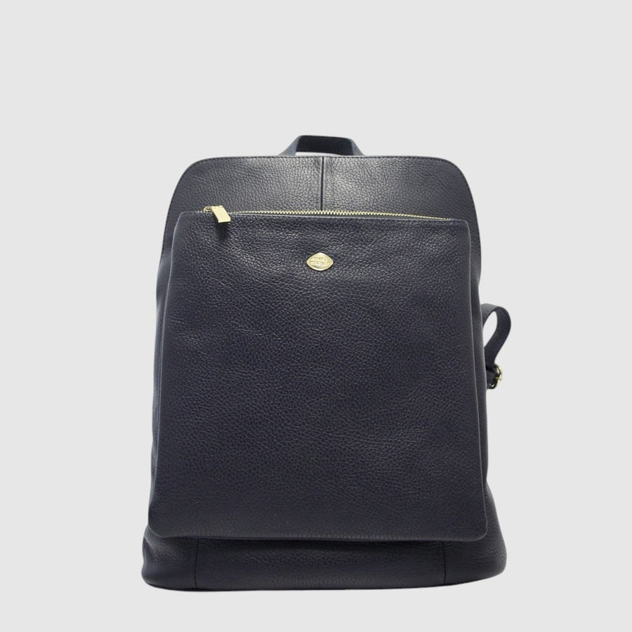 The Trend Big Convertible Leather Backpack