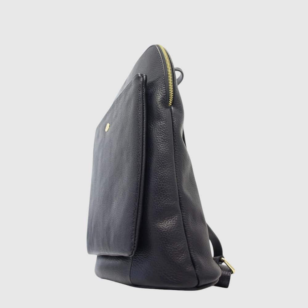 The Trend The Trend Big Convertible Leather Backpack