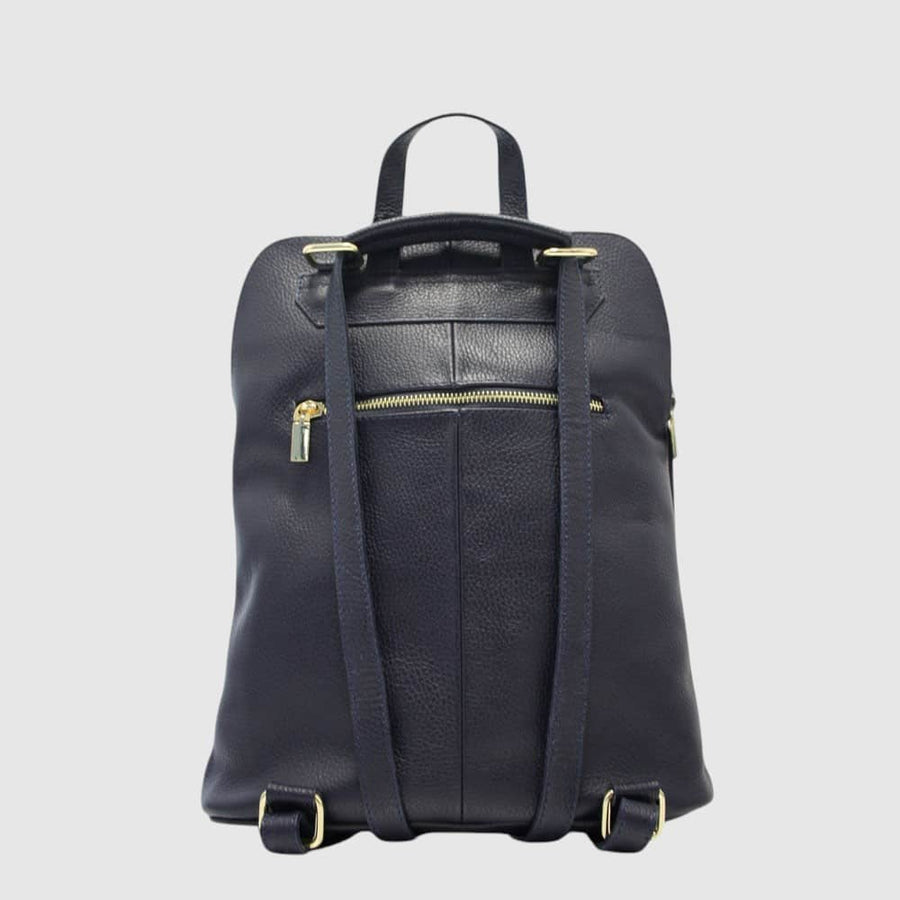 The Trend Big Convertible Leather Backpack