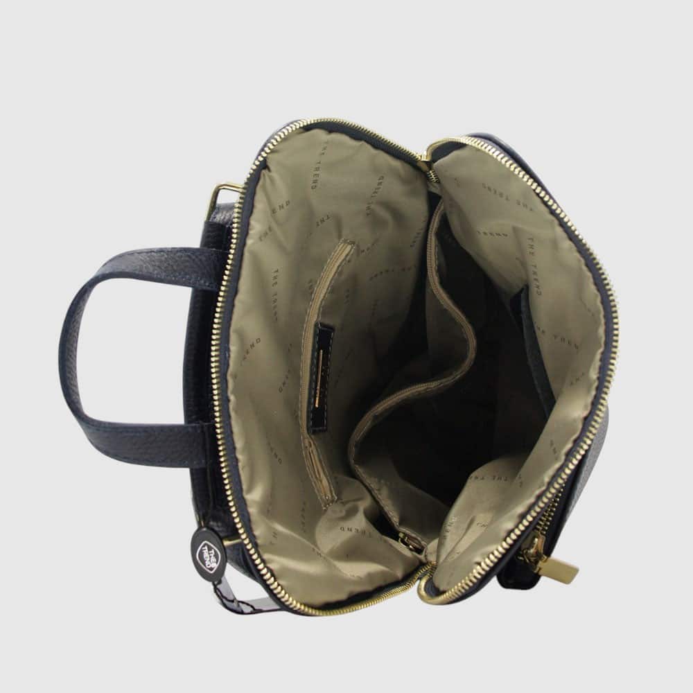 The Trend The Trend Big Convertible Leather Backpack