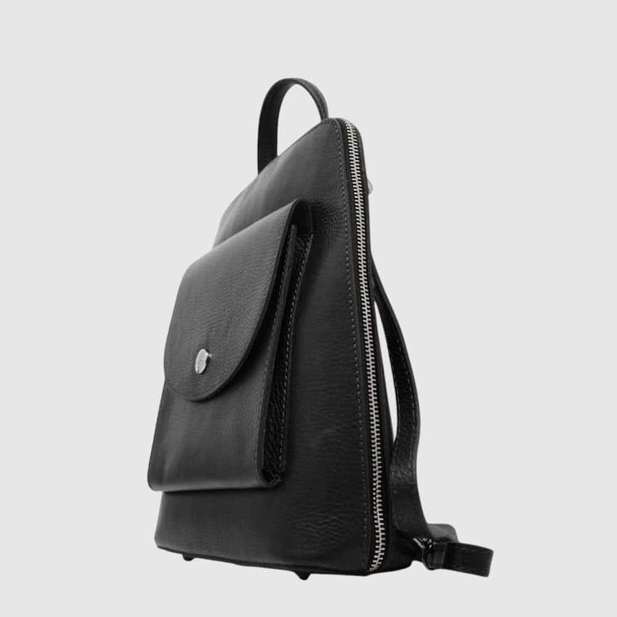 The Trend Convertible Leather Backpack