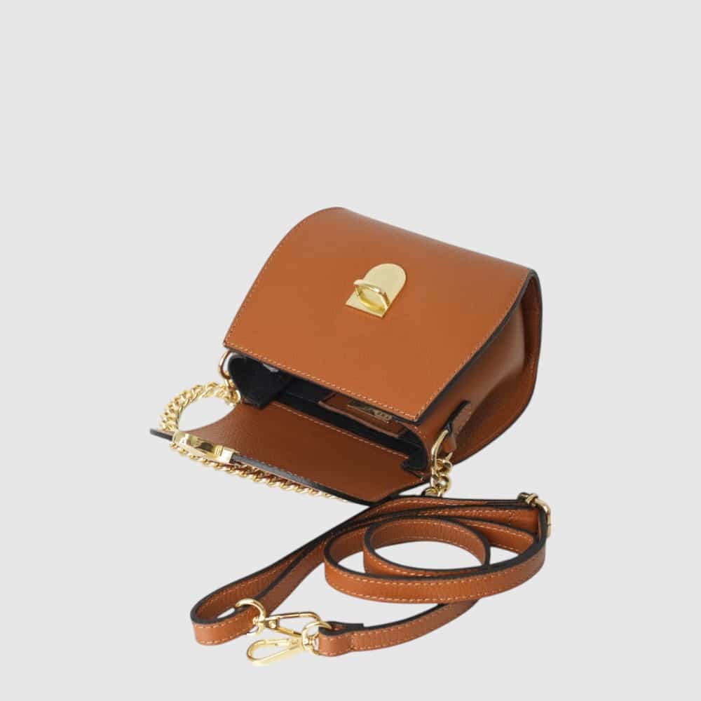 The Trend The Trend Begonia Leather Handbag