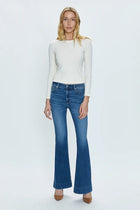 KINSLEY MID RISE ULTRA FLARE PANT