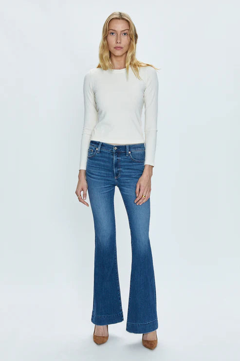 KINSLEY MID RISE ULTRA FLARE PANT
