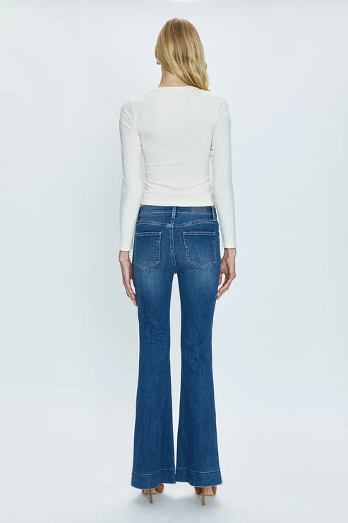 KINSLEY MID RISE ULTRA FLARE PANT
