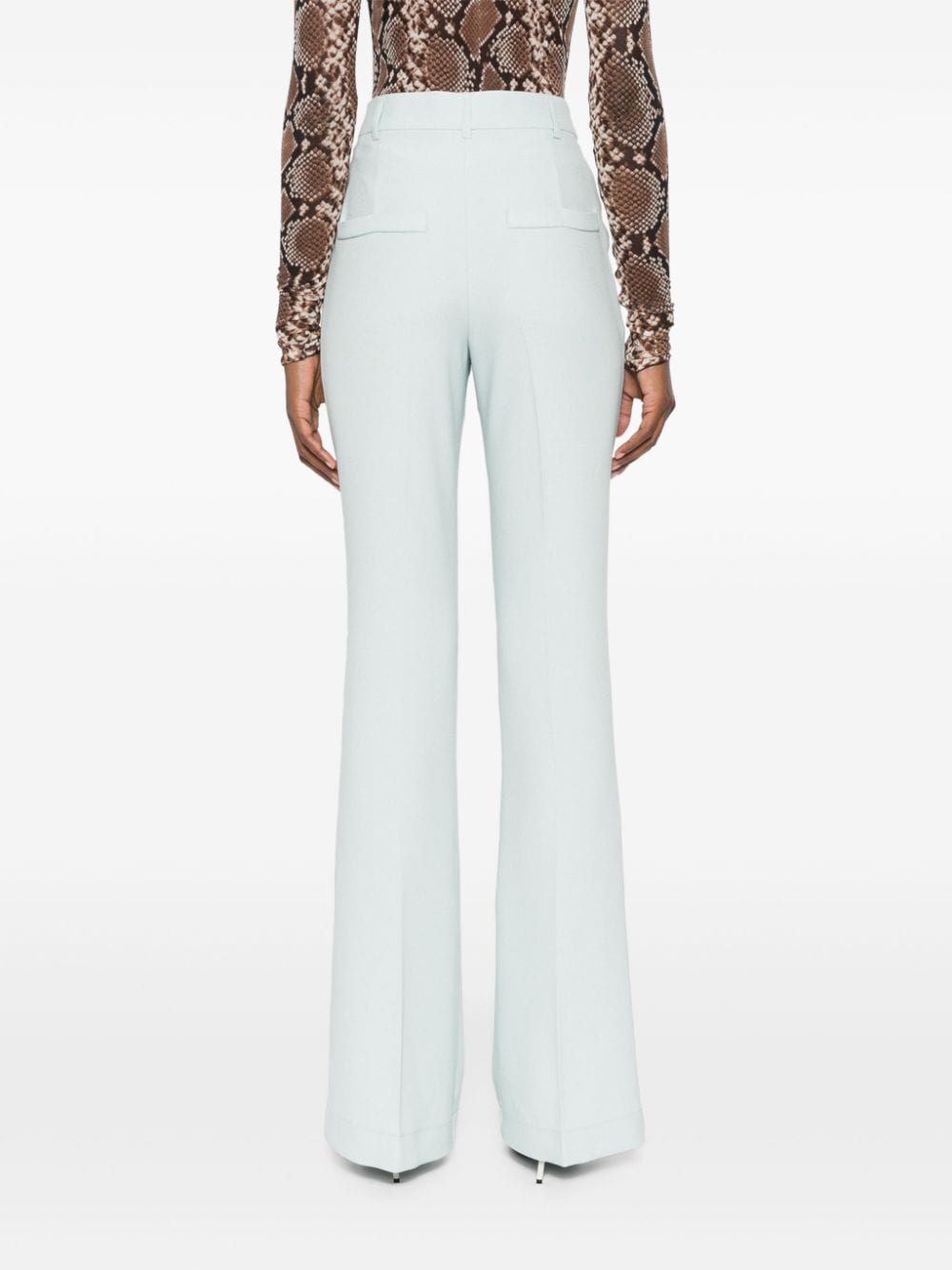 Hebe Studio flared jersey trousers