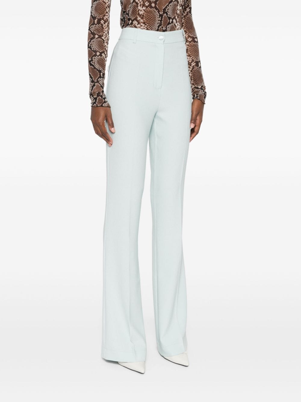 Hebe Studio flared jersey trousers