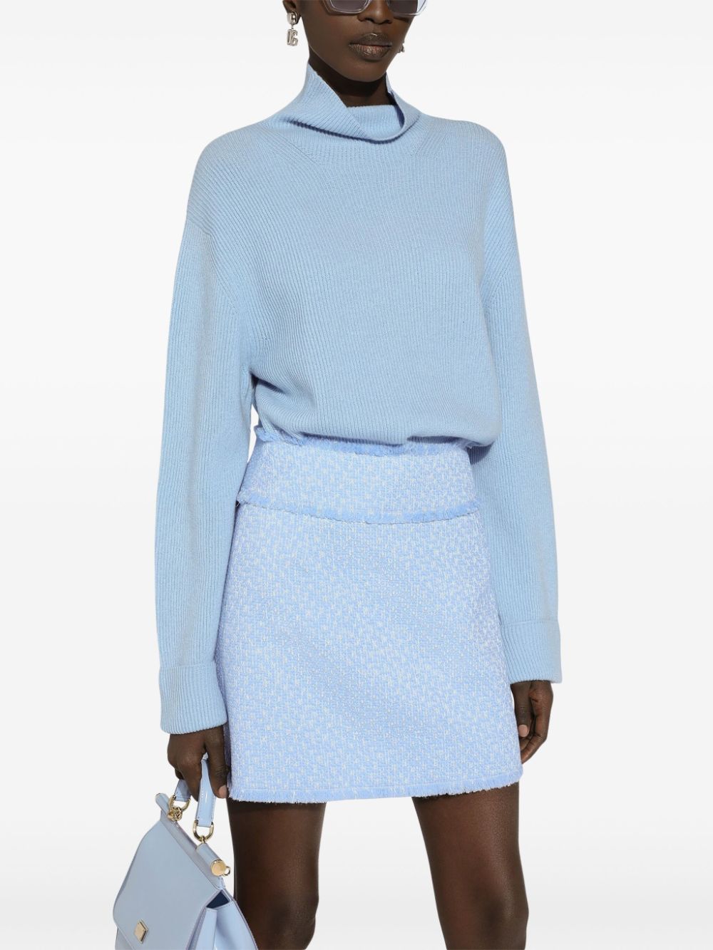 Dolce & Gabbana tweed mini skirt