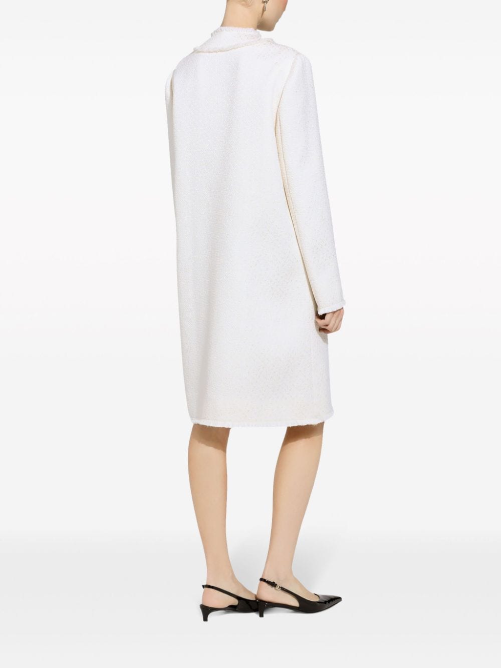 Dolce & Gabbana Single-breasted raschel tweed coat