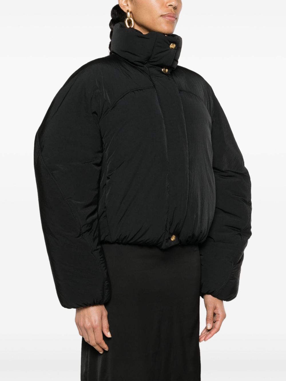 JACQUEMUS Coats Black