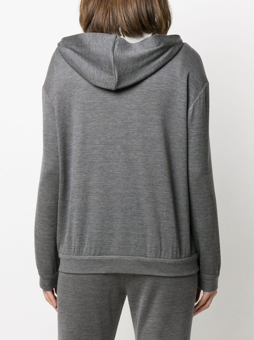 Brunello Cucinelli zipped long-sleeve hoodie