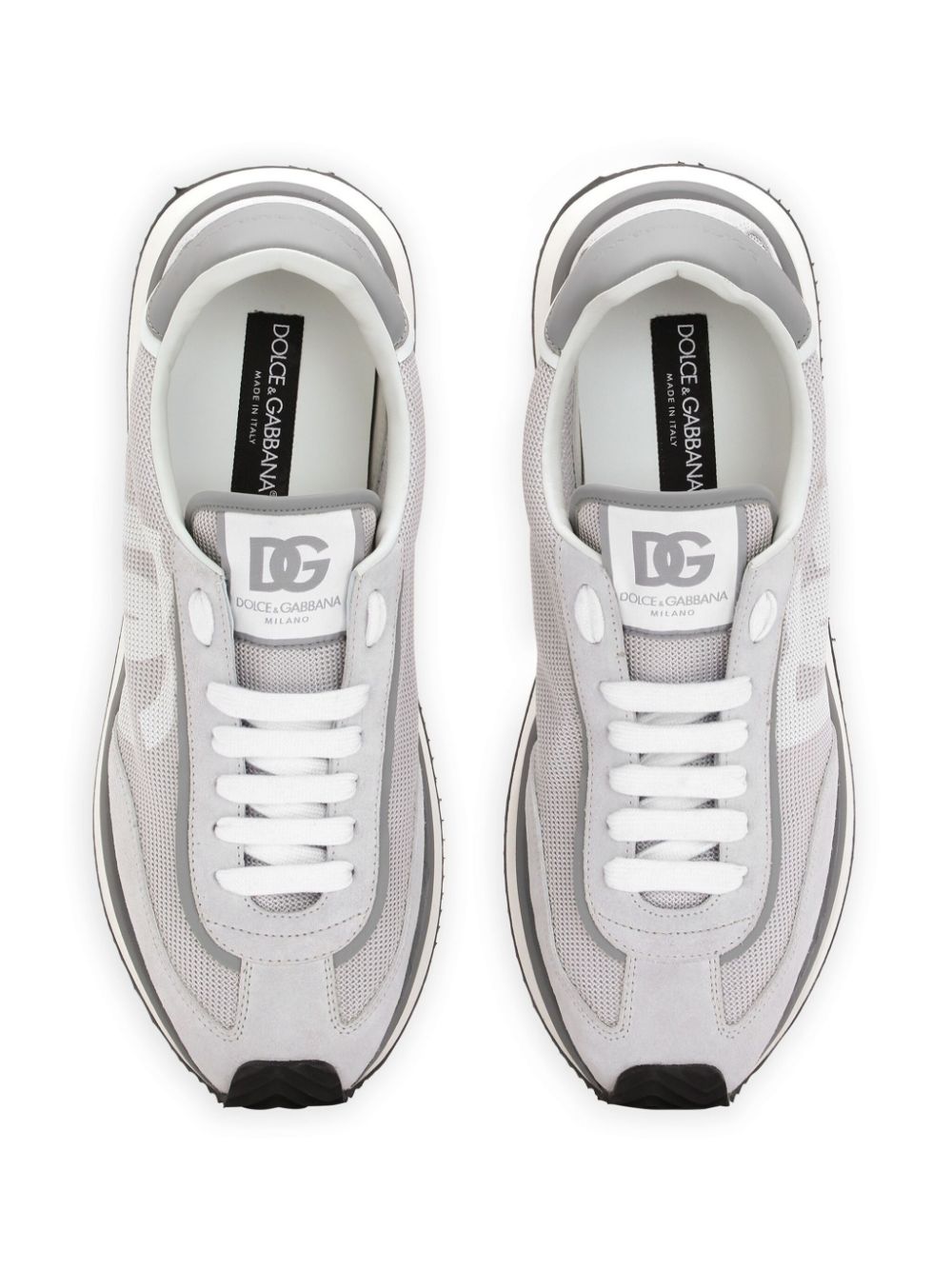 Dolce & Gabbana DG cushion sneakers in mixed materials