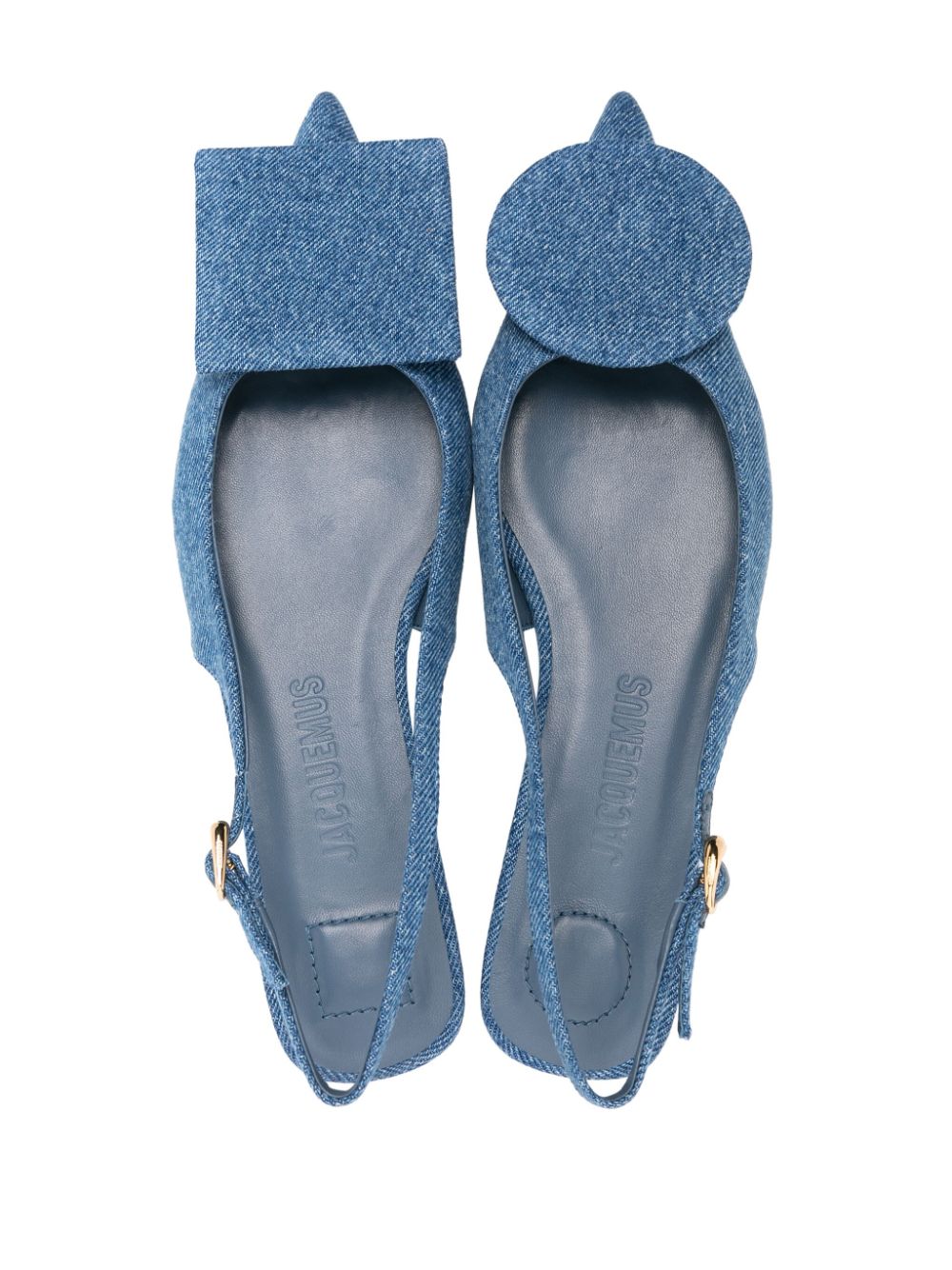 Jacquemus The Slingback Duelo Plates ballet flats