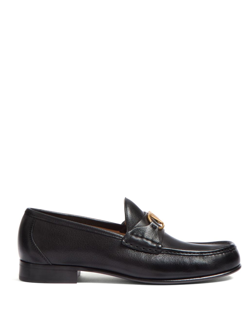 Valentino Garavani Vlogo Signature Moccasin In Buffalo