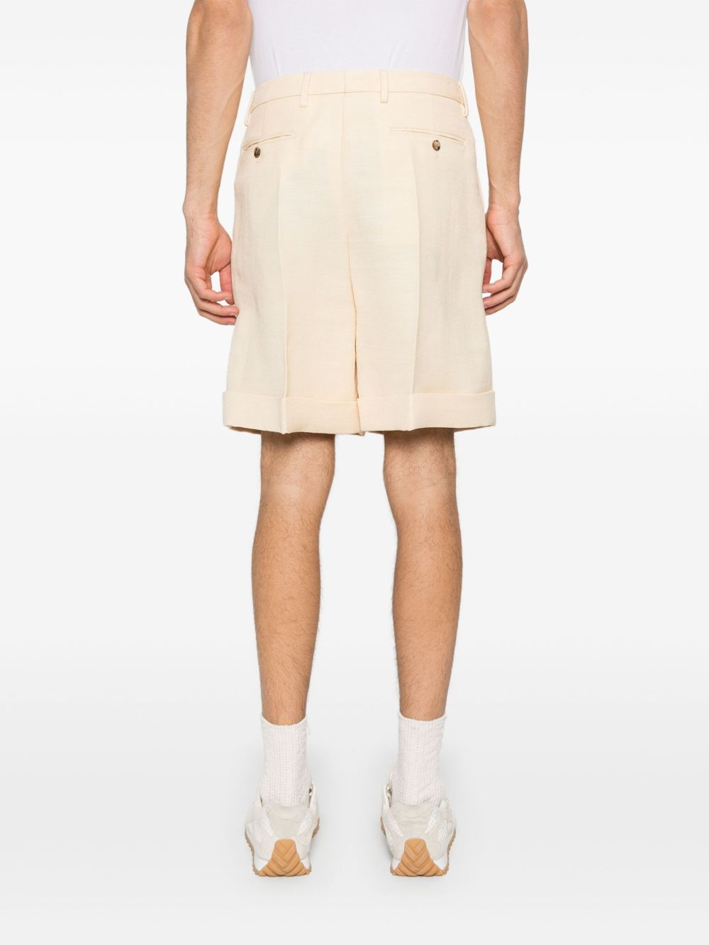 Valentino embossed shorts