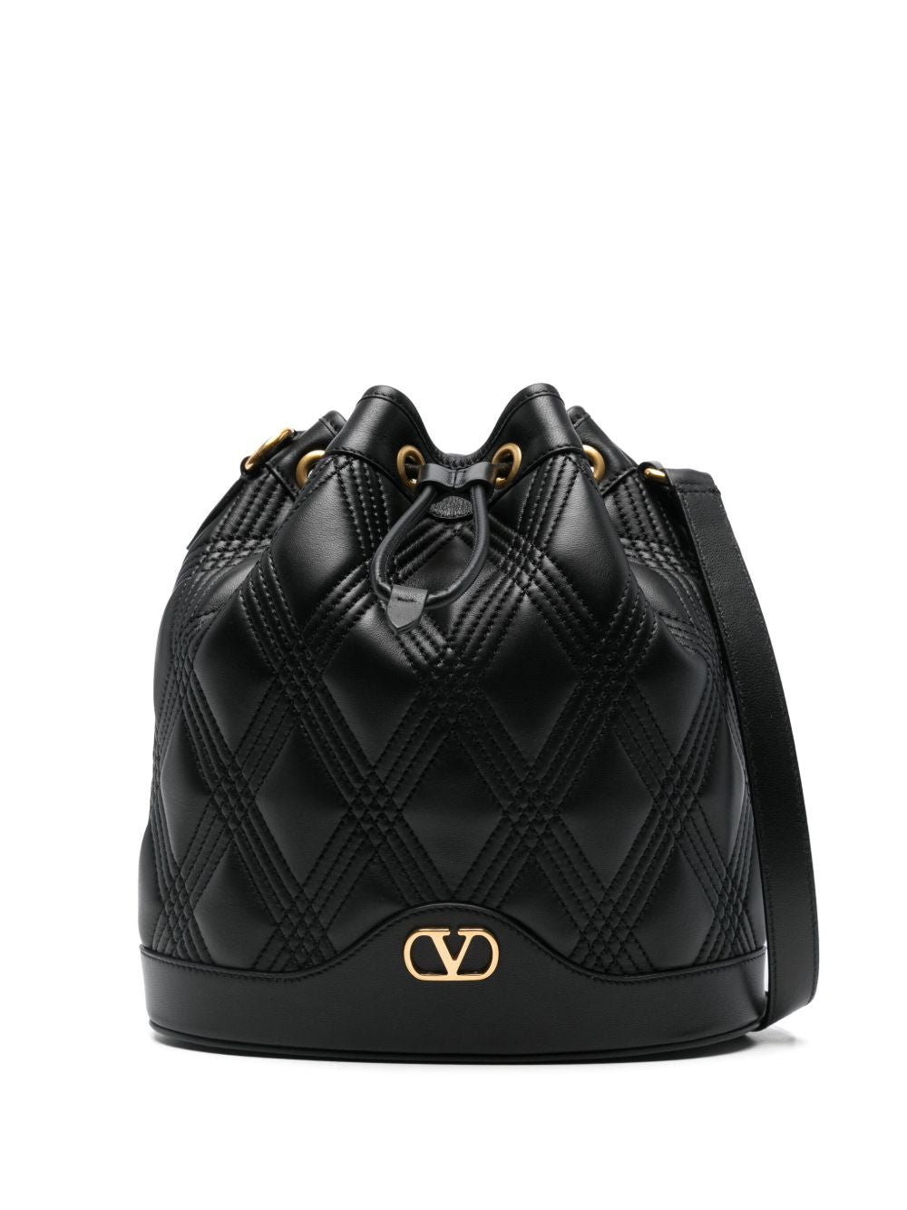Valentino Garavani Quiltie 67 leather bucket bag
