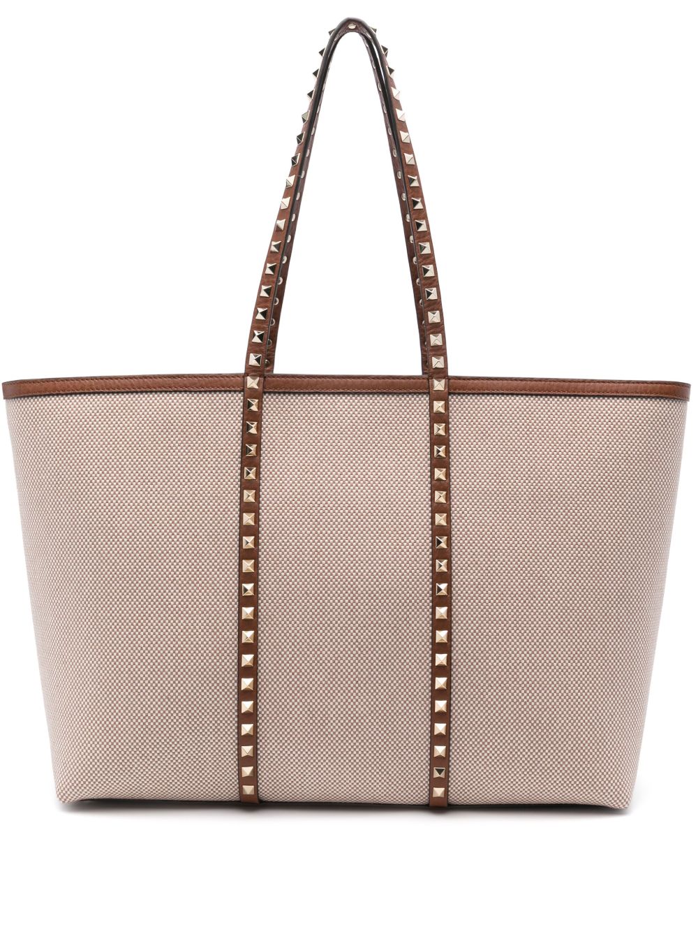 Valentino Garavani Rockstud canvas medium tote bag