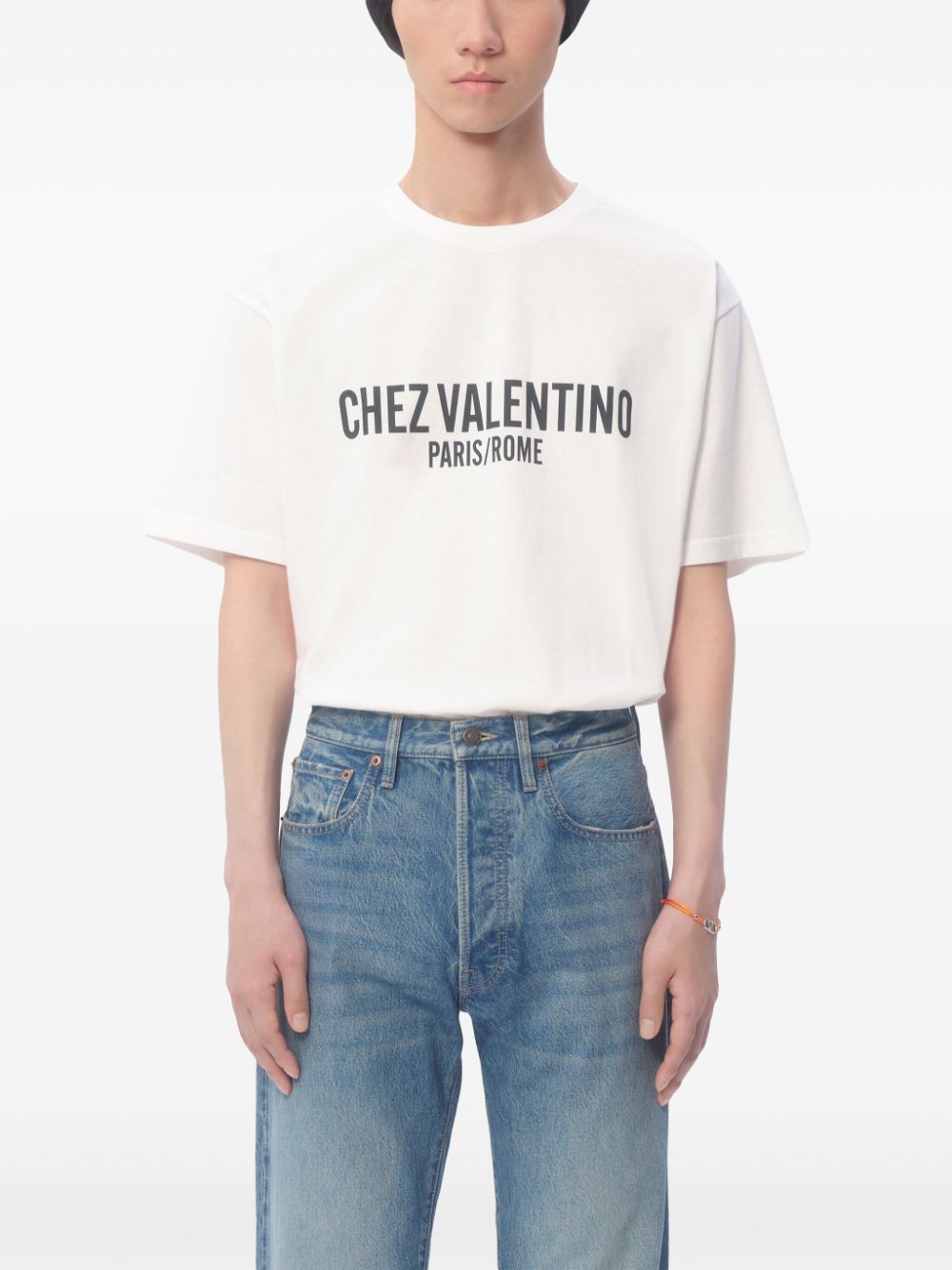 Valentino Chez Valentino-Print T-shirt