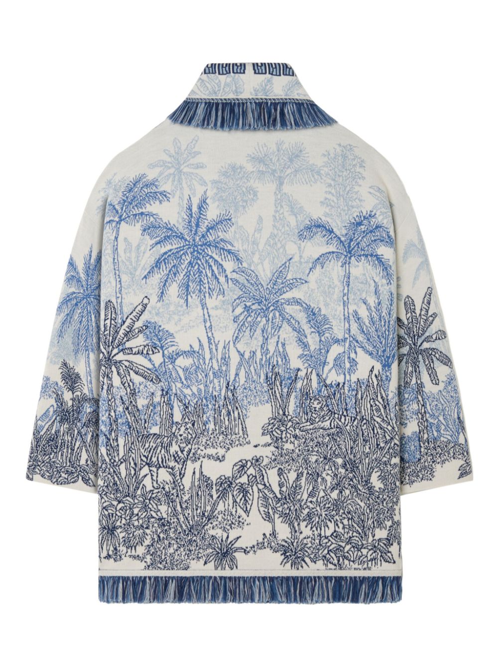 Alanui Jungle Toile De Jouy Cardigan