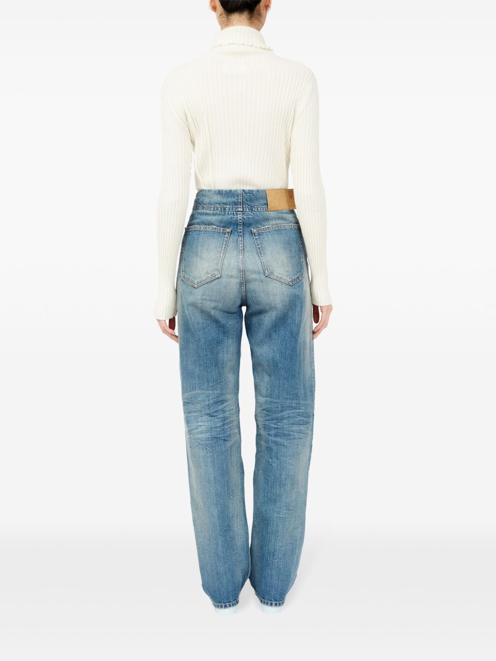 MM6 Maison Margiela straight jeans with a lived-in effect