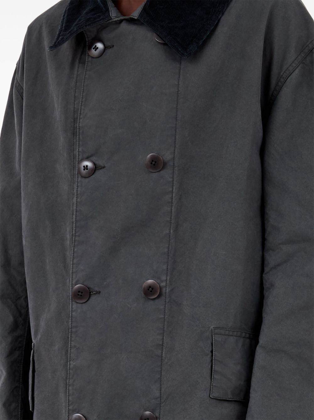 Maison Margiela Double Breasted Cotton Jacket