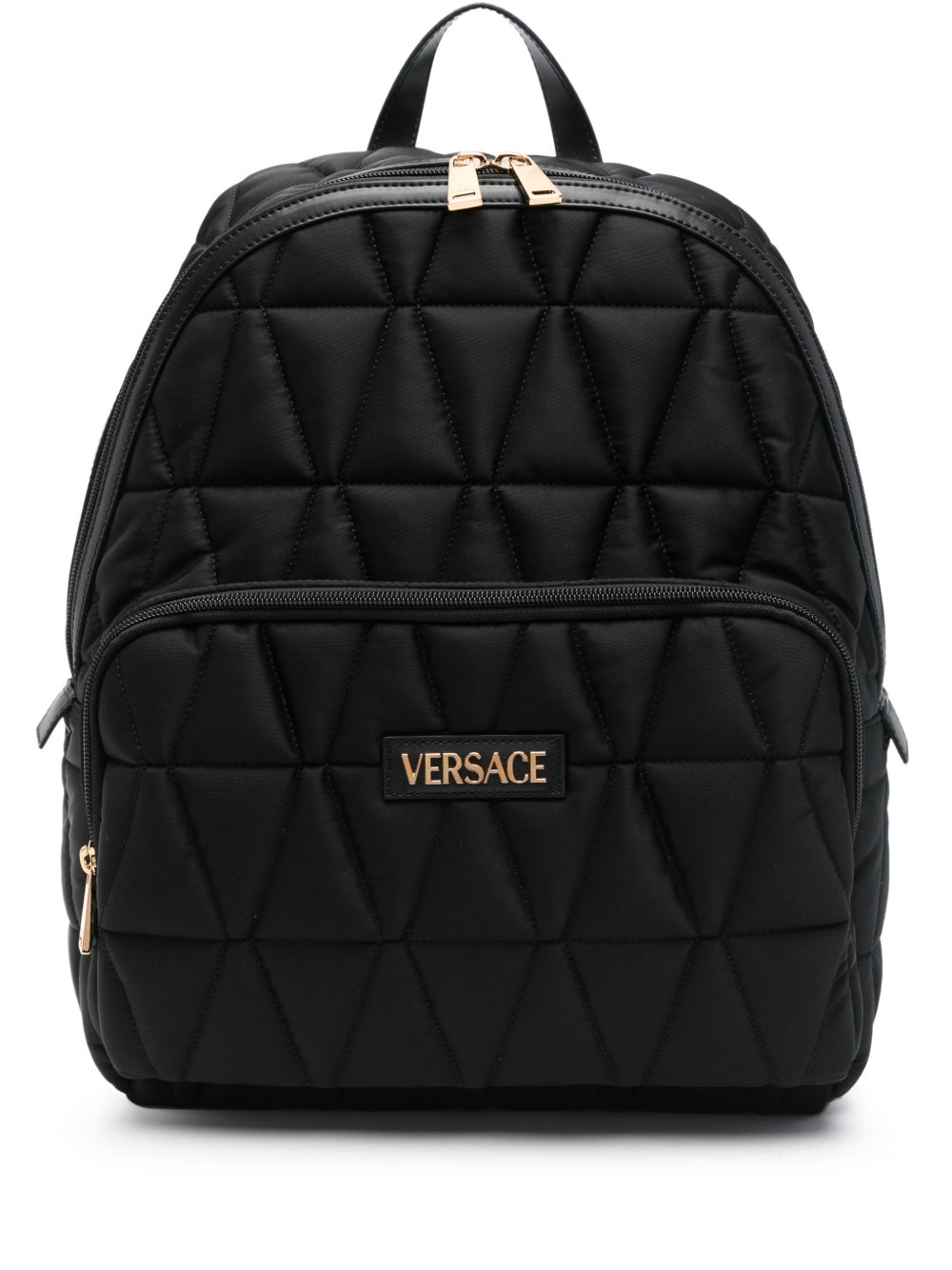 Versace logo-lettering backpack