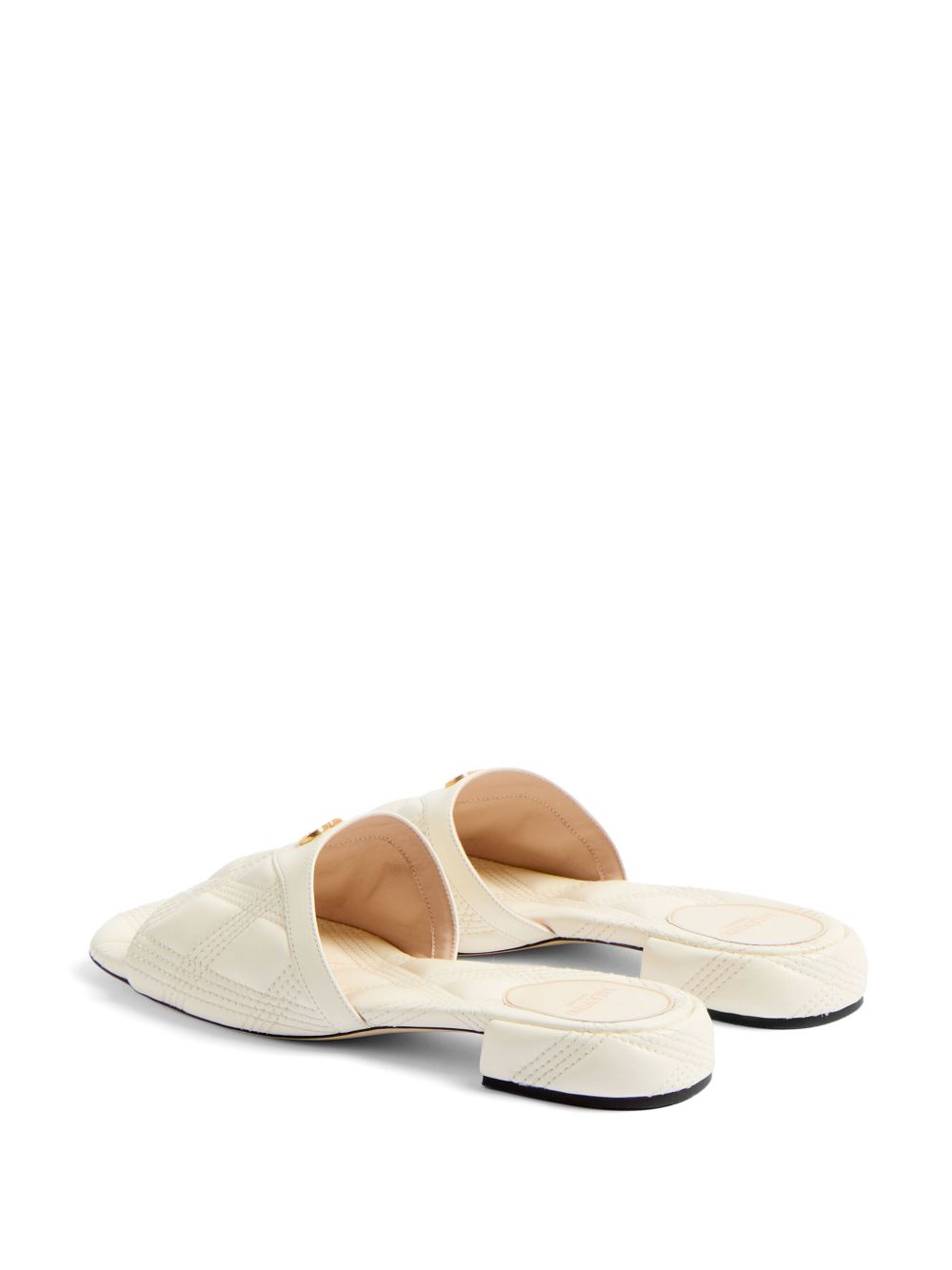 Valentino Garavani Quiltie 67 Slide Sandal in 20mm Quilted Nappa Leather
