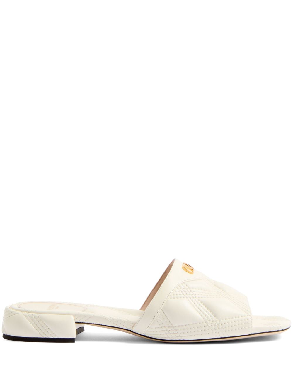Valentino Garavani Quiltie 67 Slide Sandal in 20mm Quilted Nappa Leather