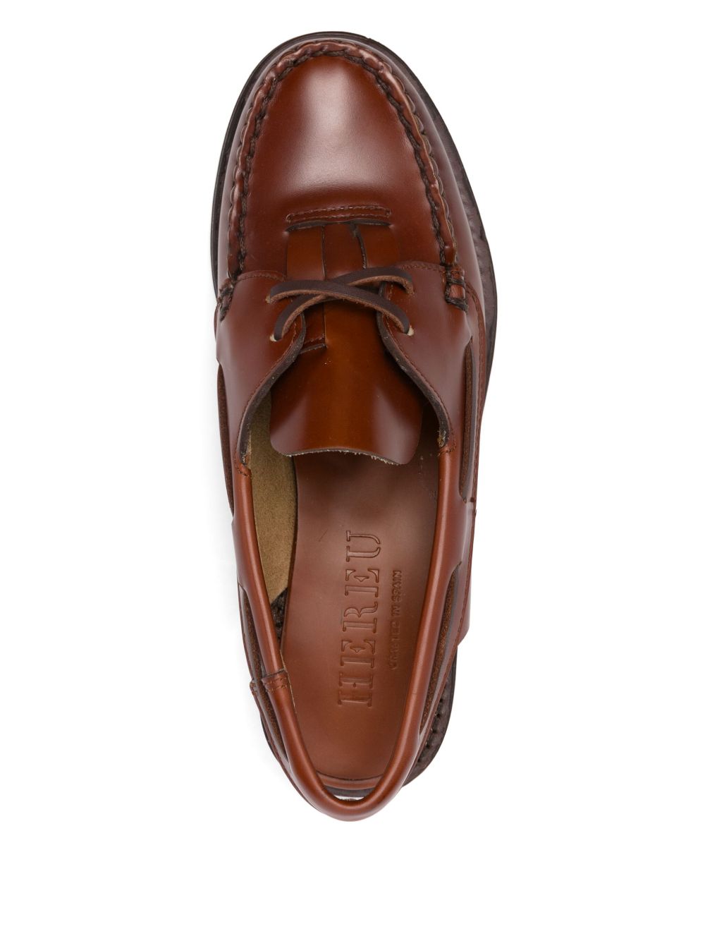 HEREU Flat shoes Leather Brown