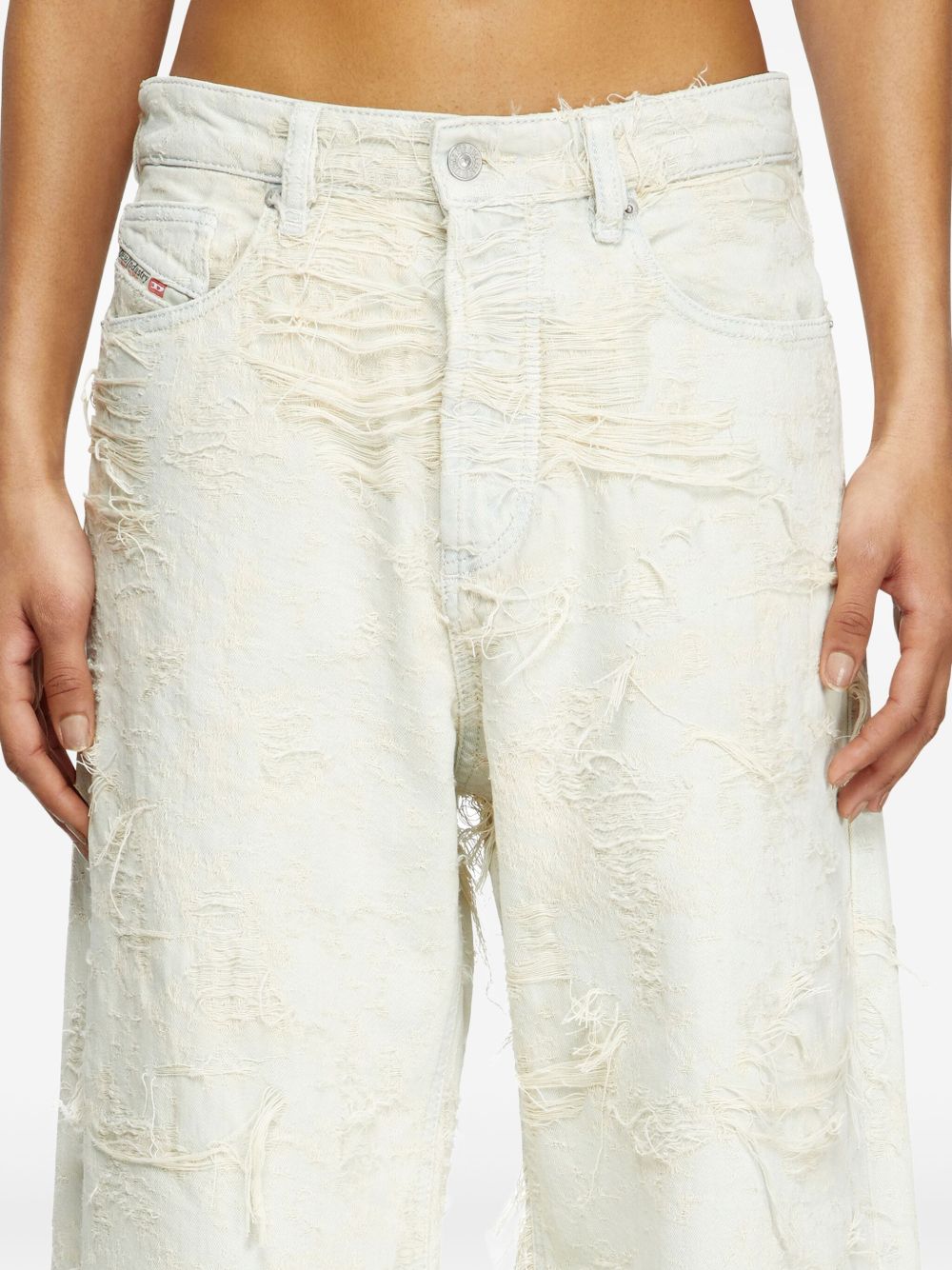 Diesel wide leg relaxed jeans